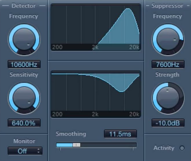 De-esser for fine-tuning your vocal mixes 